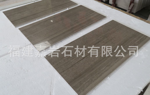 Guizhou Wooden Grey Marble Domestic and Abroad Engineering Tiles
